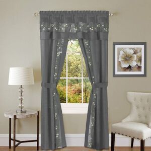 Light-Filtering Window Curtain Set - 55 Inch Width, 84 Inch Length - Fairfield